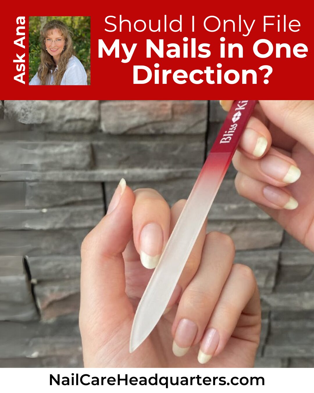 Should I file my nails one direction?